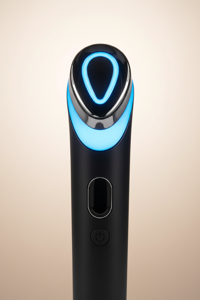 Close-up LED Glow - Cream Background