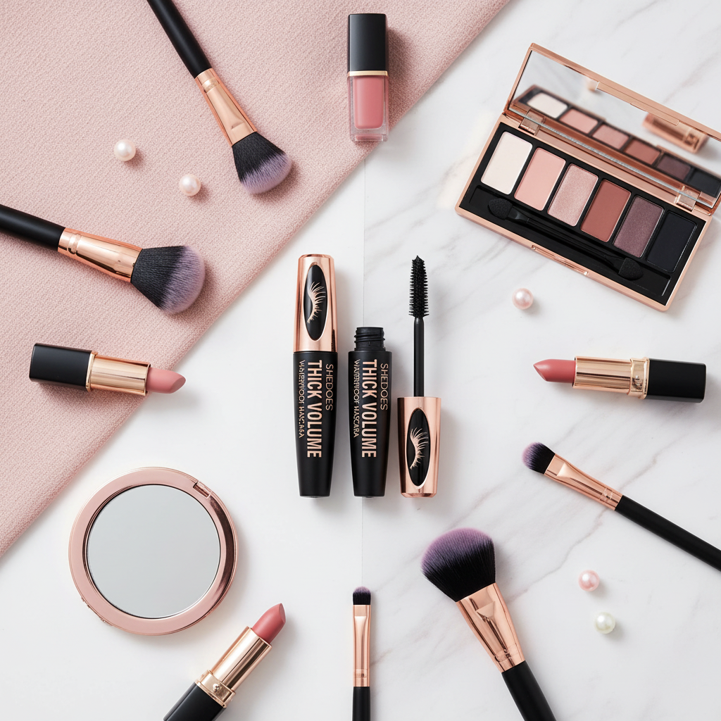 Thick & Voluminous 8D Fiber Lash Mascara - Flat Lay