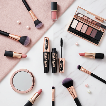 Thick & Voluminous 8D Fiber Lash Mascara - Flat Lay